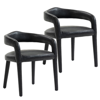 Caden Dining/Lounge Chair, Set of 2 – Charcoal – 7