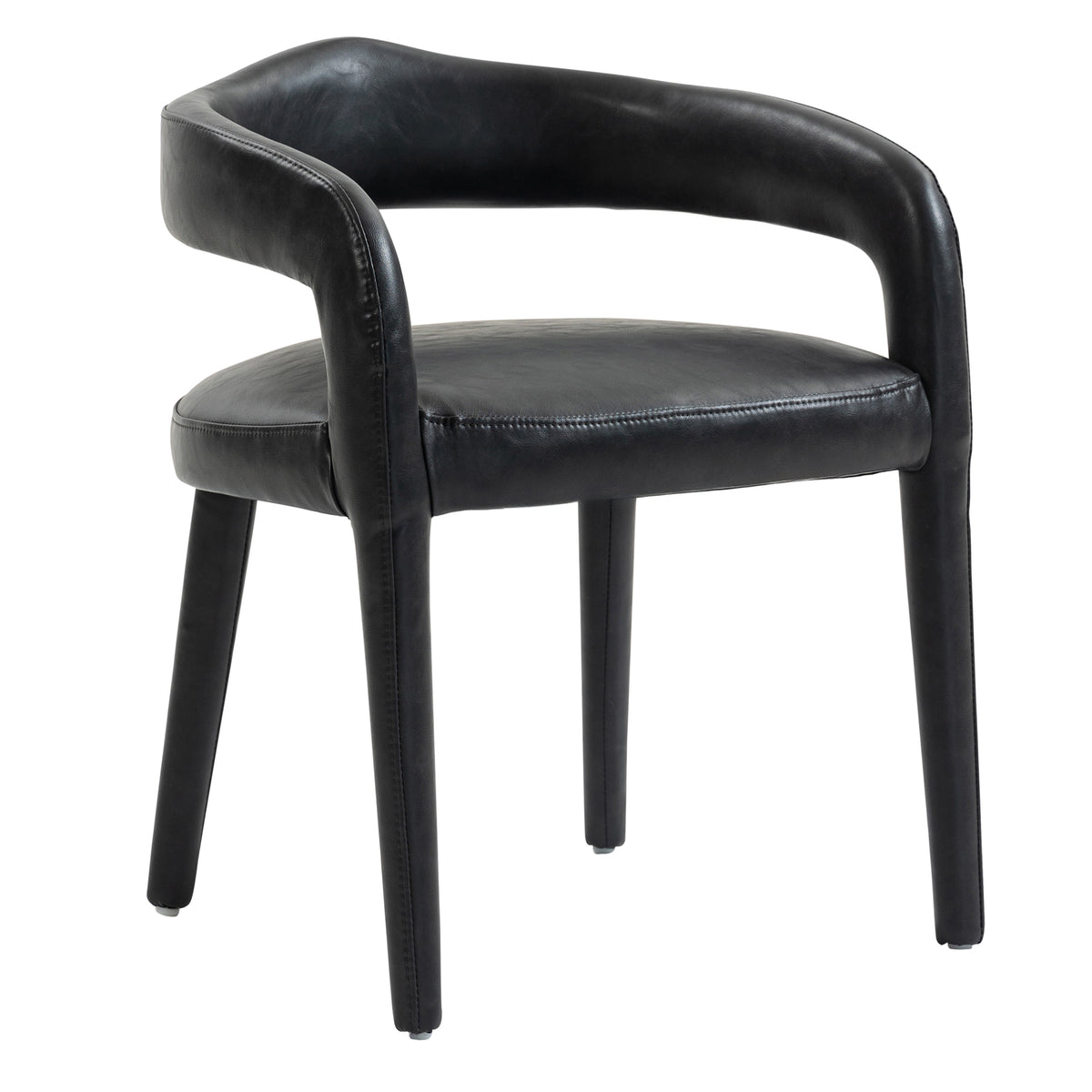 Caden Dining/Lounge Chair, Set of 2 – Charcoal – 1