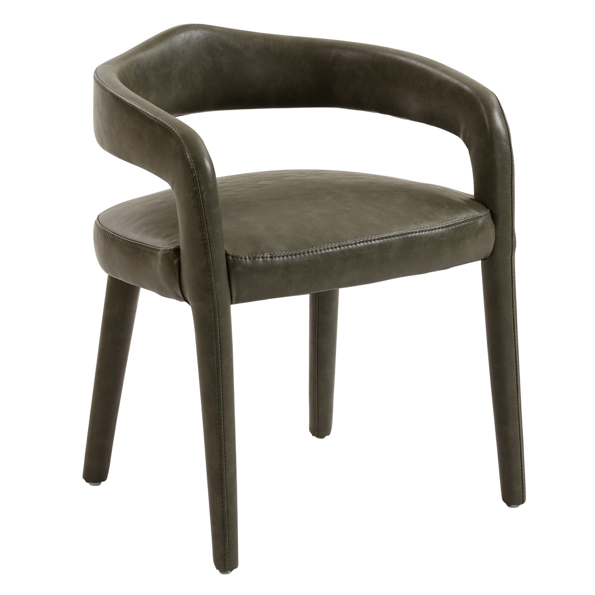 Caden Dining/Lounge Chair, Set of 2 – Moss – 1