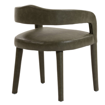 Caden Dining/Lounge Chair, Set of 2 – Moss – 3