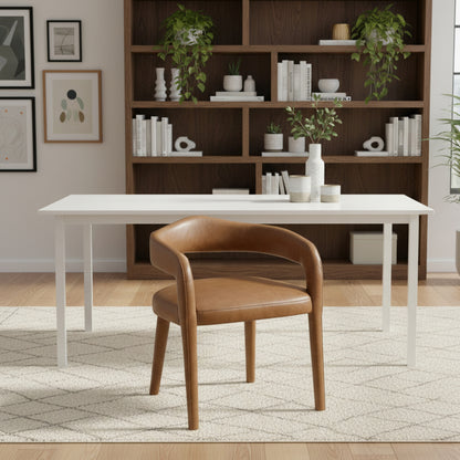 Caden Dining/Lounge Chair, Set of 2 – Saddle – 2