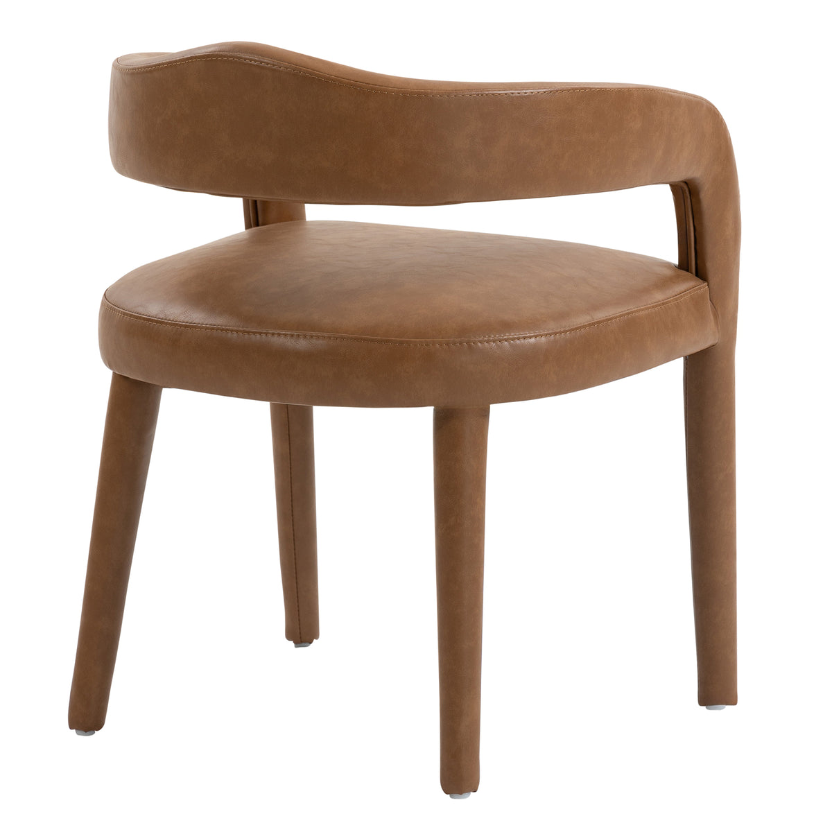 Caden Dining/Lounge Chair, Set of 2 – Saddle – 3