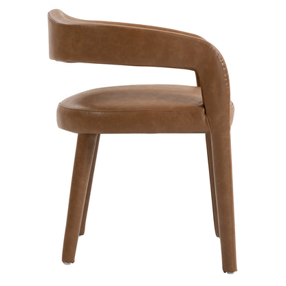 Caden Dining/Lounge Chair, Set of 2 – Saddle – 4