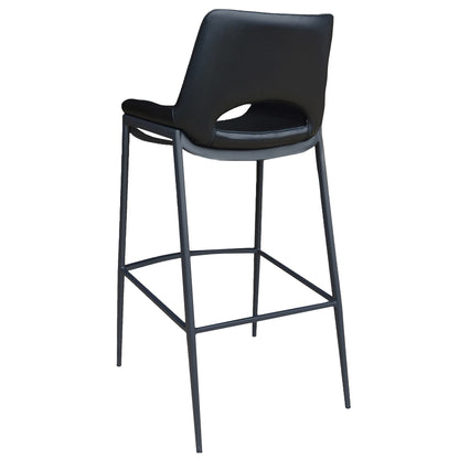 Icona 30" Bar Stool – Black and Black – 3