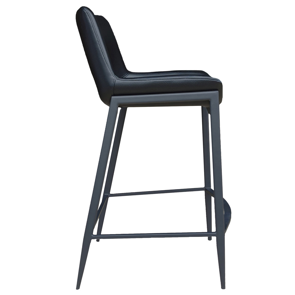 Icona 26" Counter Stool – Black and Black – 4