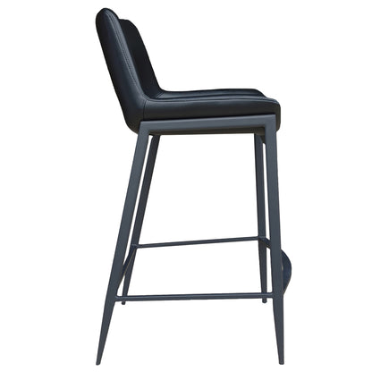 Icona 26" Counter Stool – Black and Black – 4