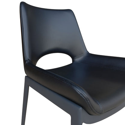 Icona 26" Counter Stool – Black and Black – 7