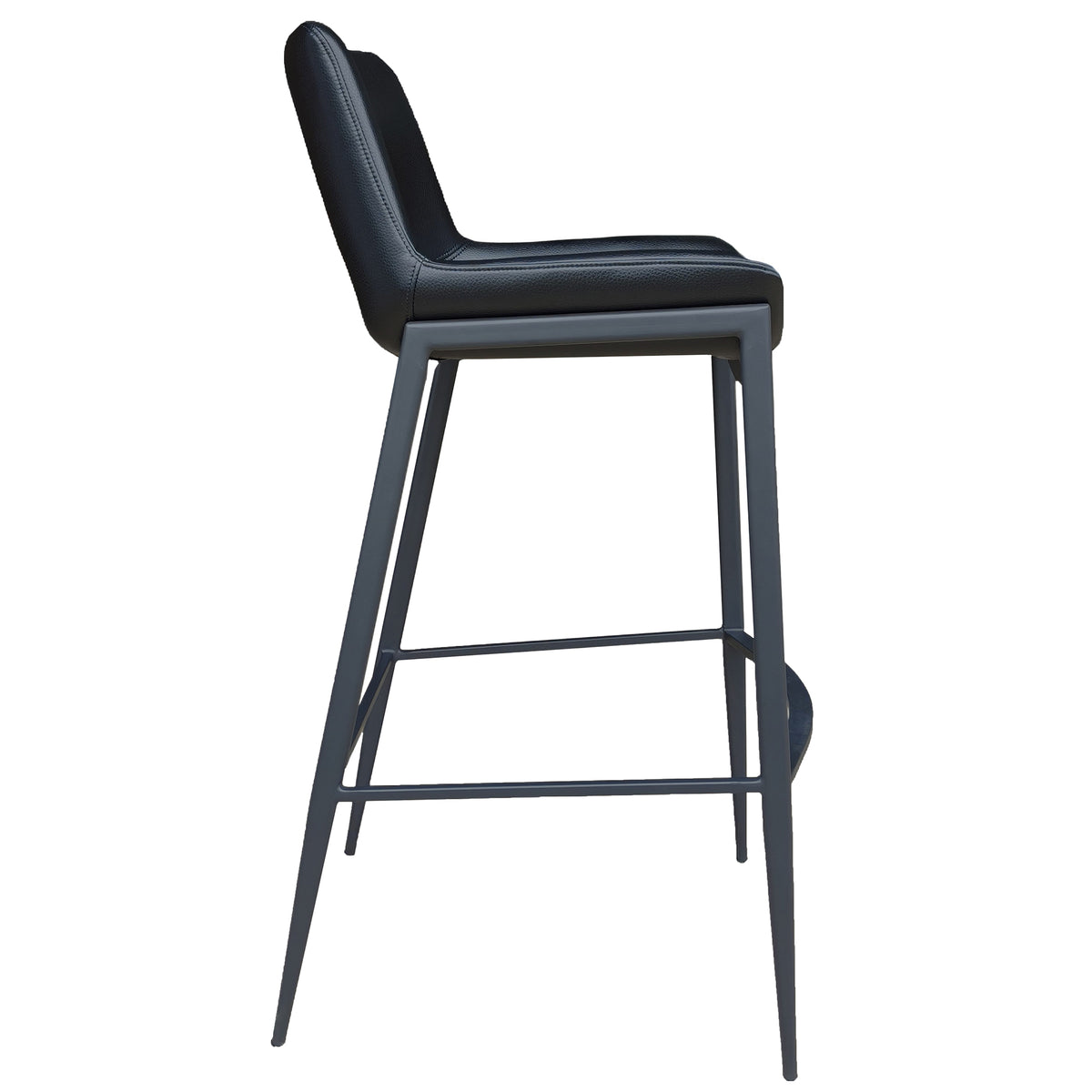 Icona 30" Bar Stool – Black and Black – 4