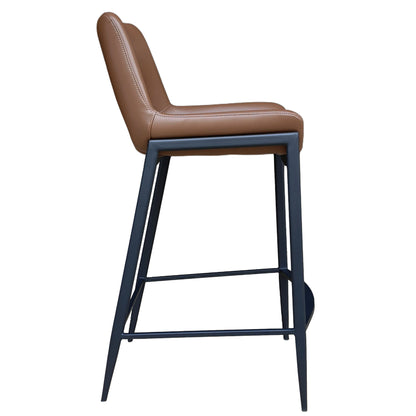 Icona 26" Counter Stool – Saddle and Black – 4