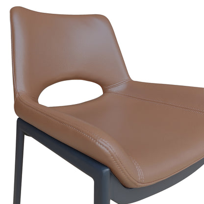Icona 30" Bar Stool – Saddle and Black – 7