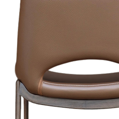Icona 30" Bar Stool – Saddle and Walnut – 6