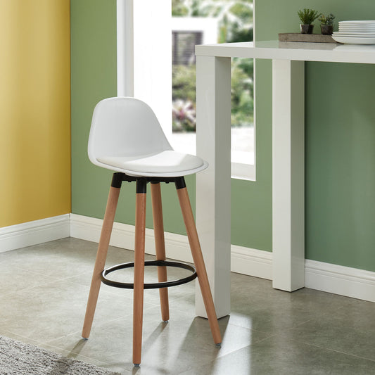 Diablo 26" Counter Stool, Set of 2, in Grey and Natural
