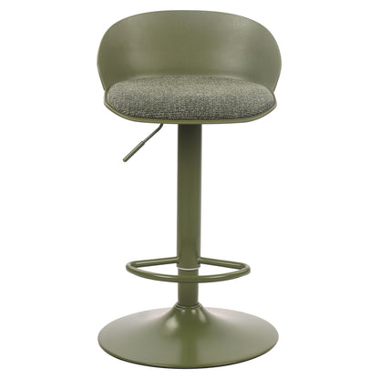 Mabel Adjustable Air-Lift Stool, Set of 2 – Green – 5