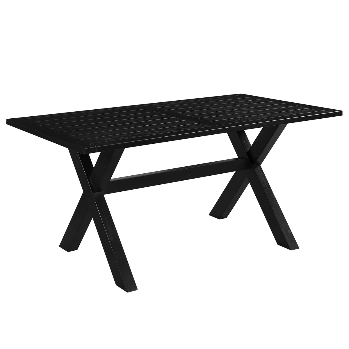 Lance 7pc Dining Set – Black – 2