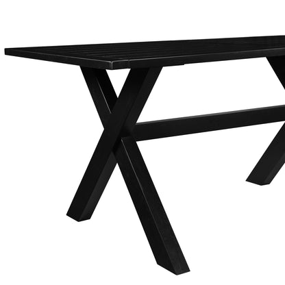 Lance 7pc Dining Set – Black – 3
