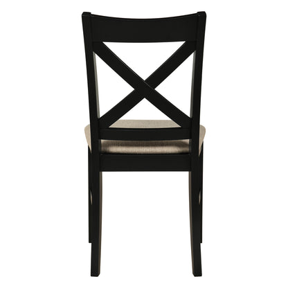 Lance 7pc Dining Set – Black – 8