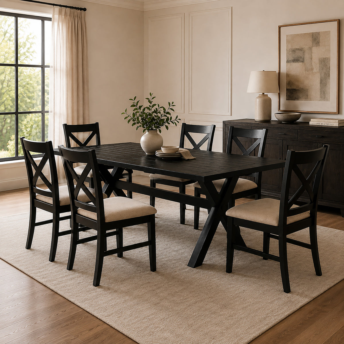 Lance 7pc Dining Set