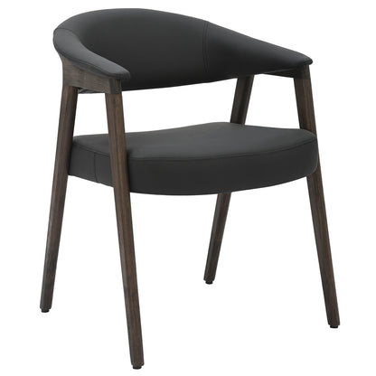 Advik and Bexley 7pc Dining Set in Mocha and Black