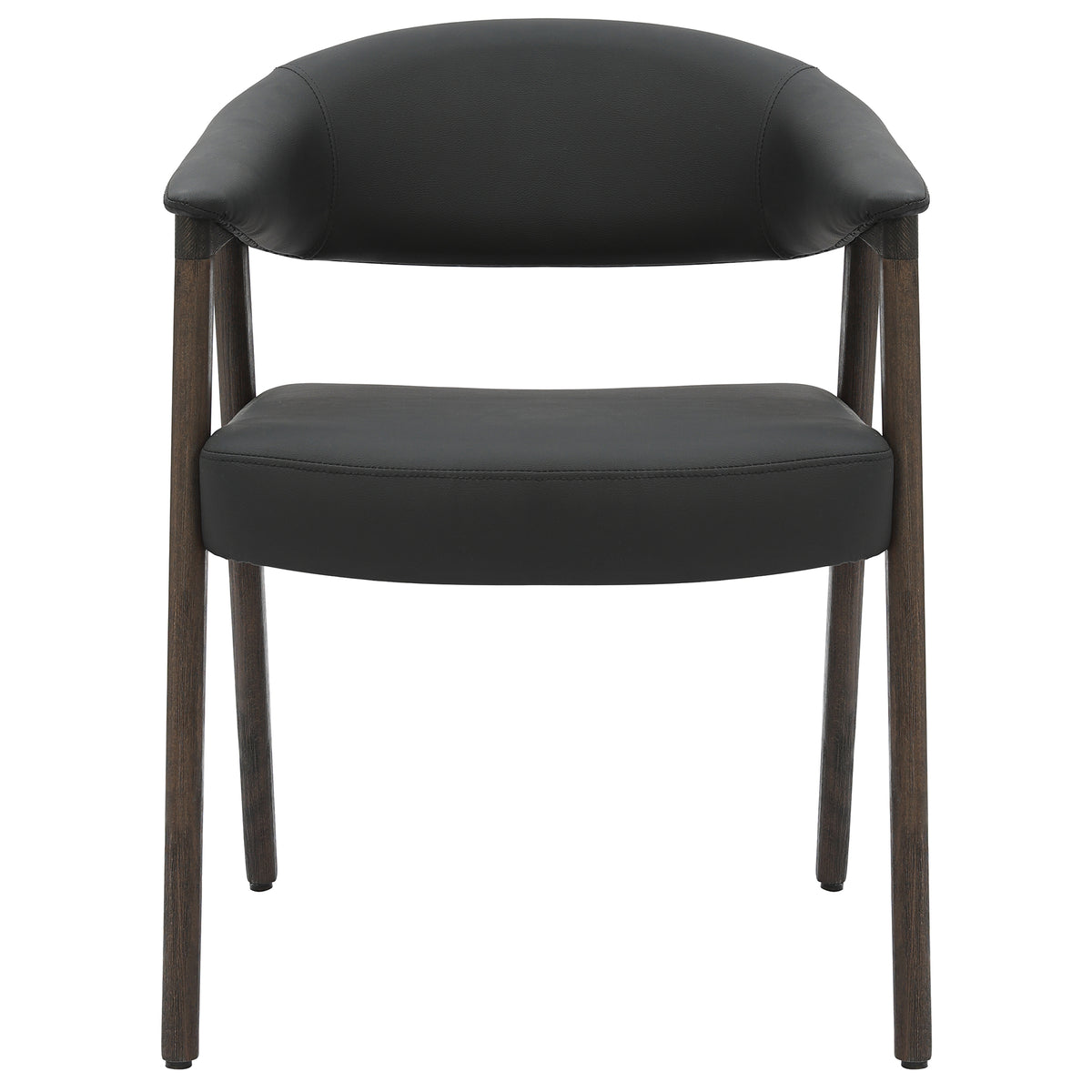 Advik and Bexley 7pc Dining Set in Mocha and Black