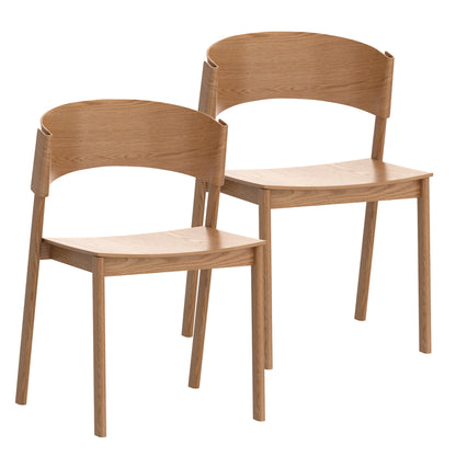 Tovas and Elias 5pc Dining Set - Natural Table and Natural Chairs