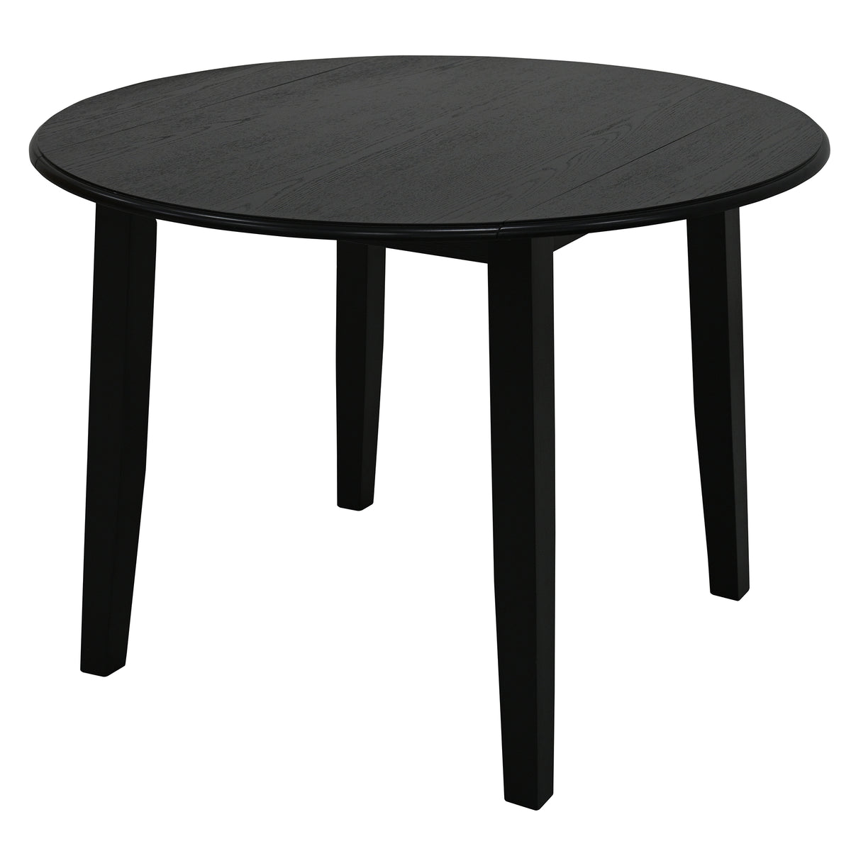 Conrad 3pc Dining Set – Black Table and Black Chairs – 2