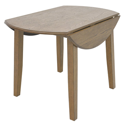 Conrad 3pc Dining Set – Walnut Table and Walnut Chairs – 3