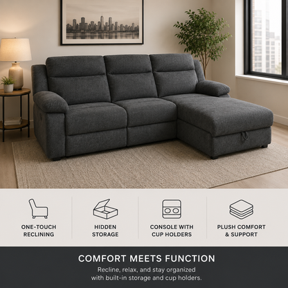Salem Collection Canadian Reclining Sectional