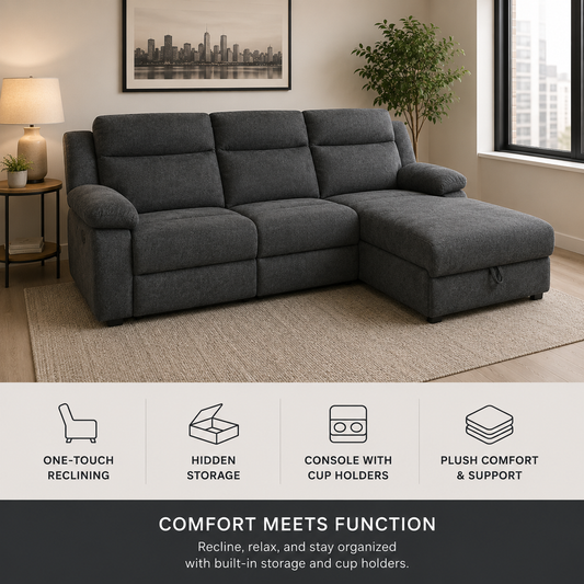 Salem Collection Canadian Reclining Sectional