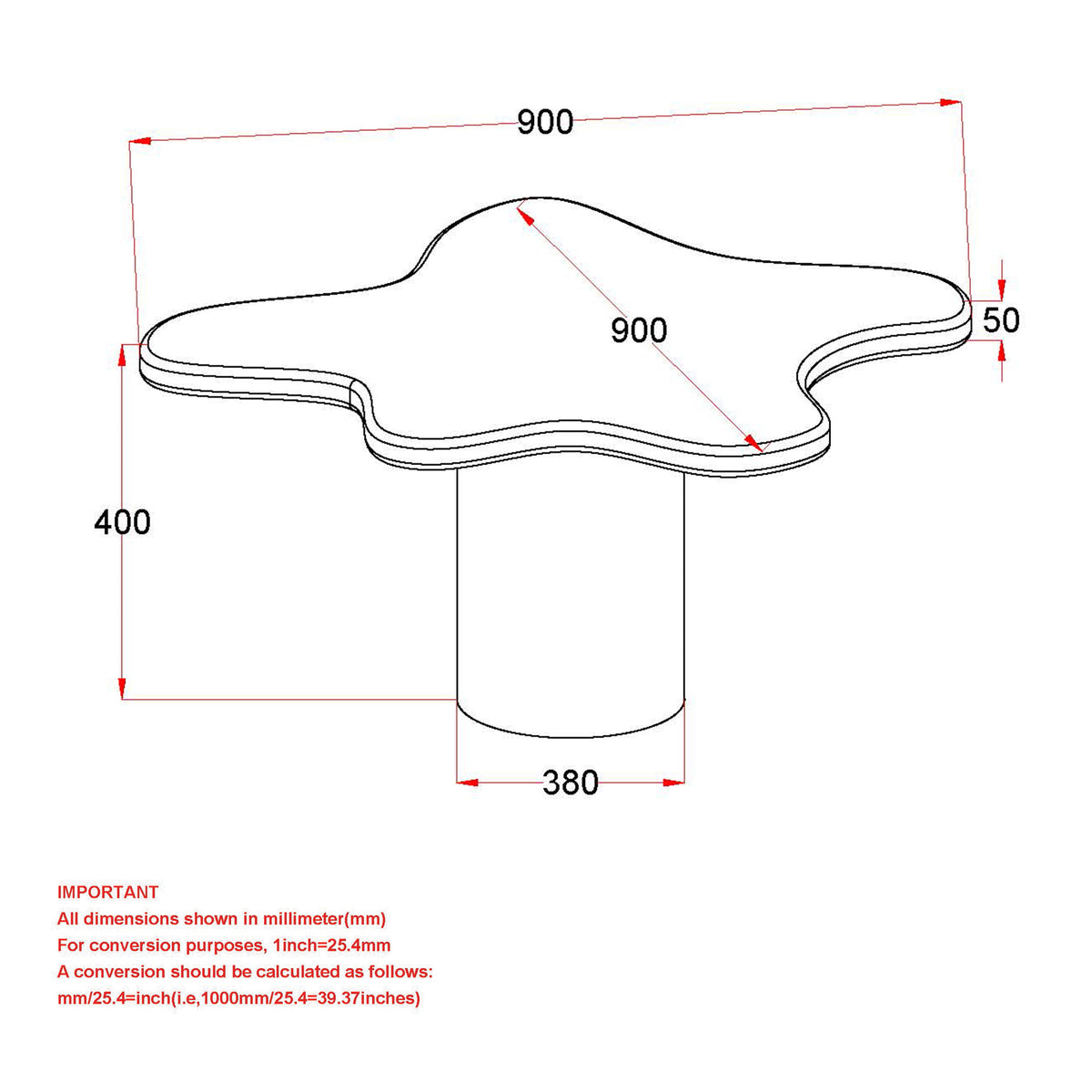 Mayal Coffee Table – Large – 8