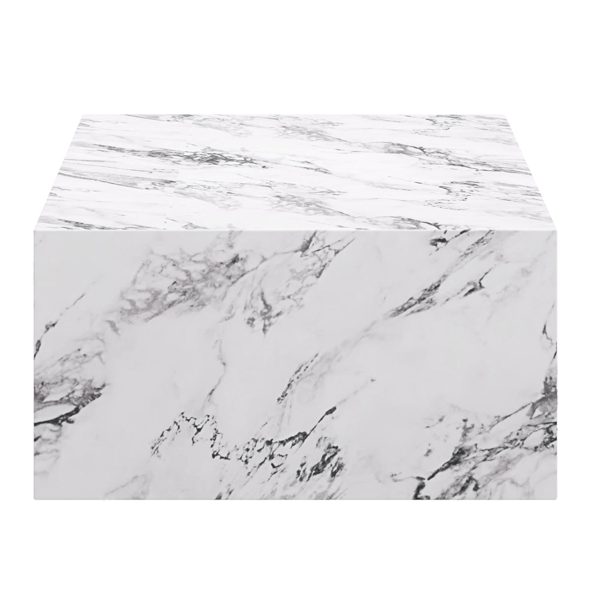 Atticus Rectangular Coffee Table – Bulgari White – 4