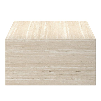 Atticus Rectangular Coffee Table – Travertine – 4