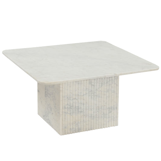 Roland Square Coffee Table in White