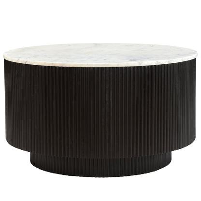 Reyna Round Coffee Table with Storage