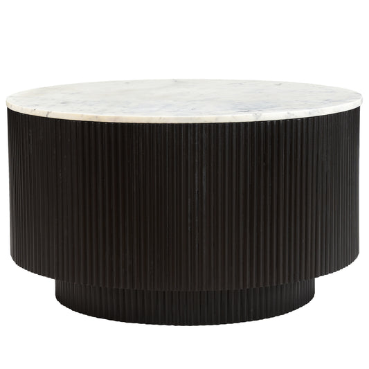Reyna Round Coffee Table with Storage