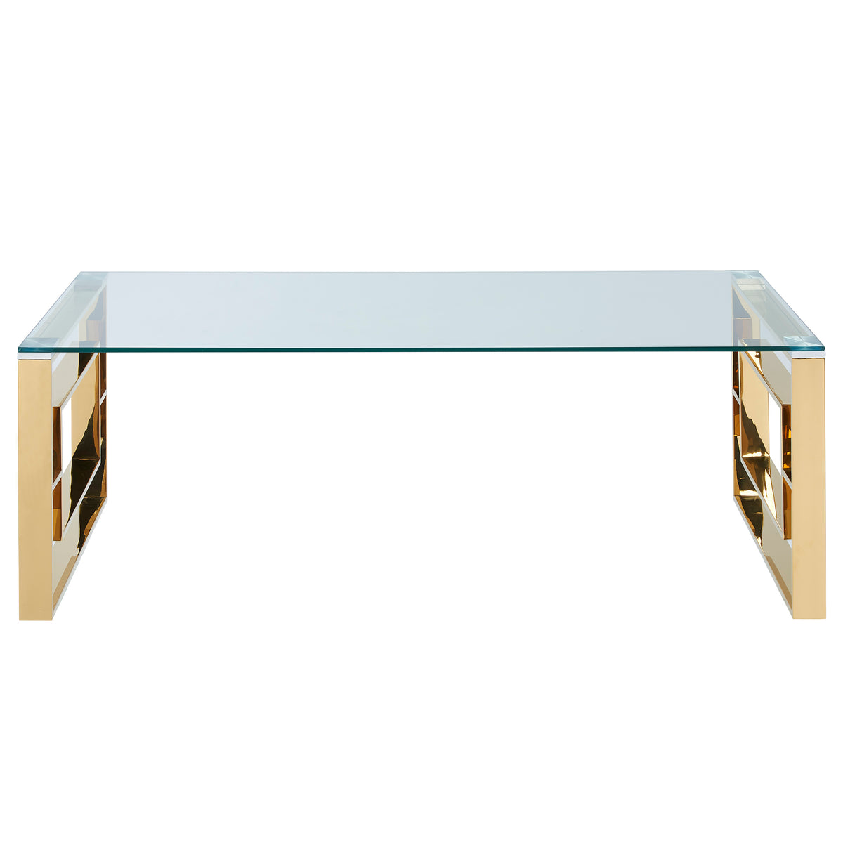 Eros Rectangular Coffee Table – Gold – 3