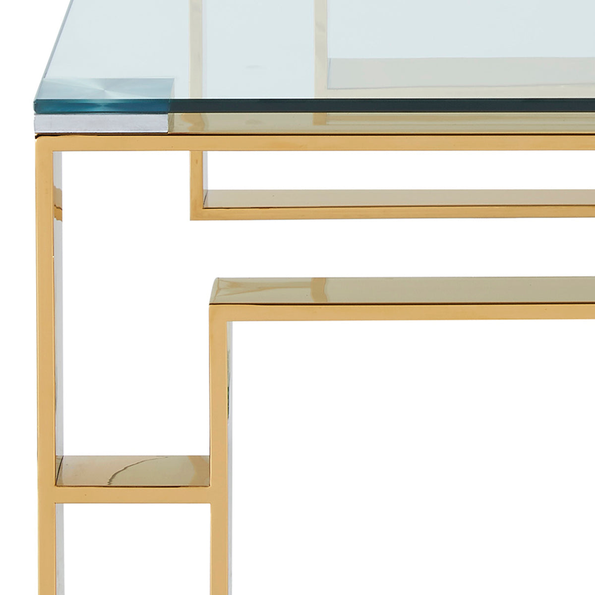 Eros Rectangular Coffee Table – Gold – 7