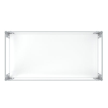 Estrel Rectangular Coffee Table – Silver – 5