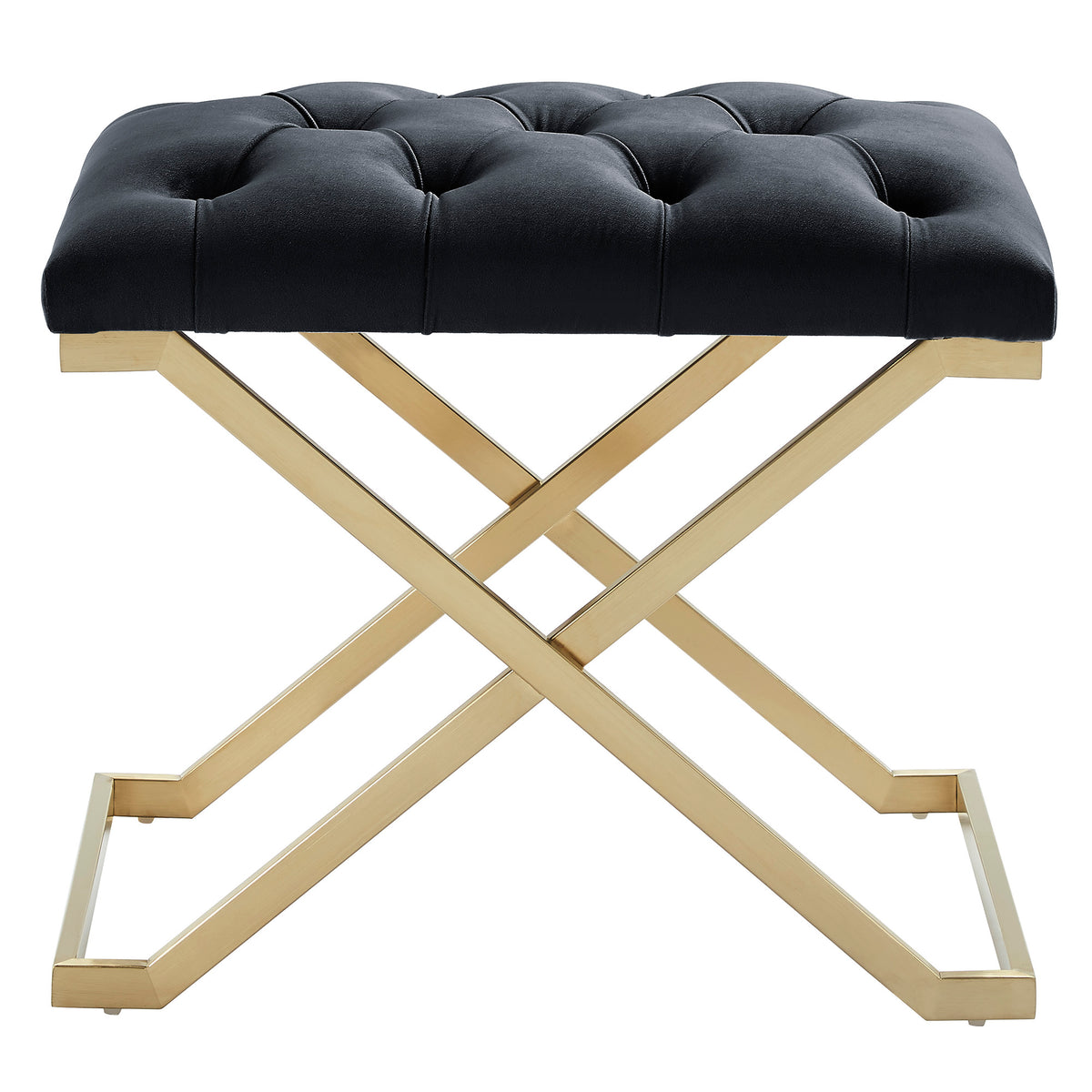 Rada Bench – Black and Brushed Gold – 3