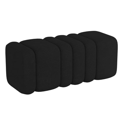 Rigel Large Ottoman Bench in Black