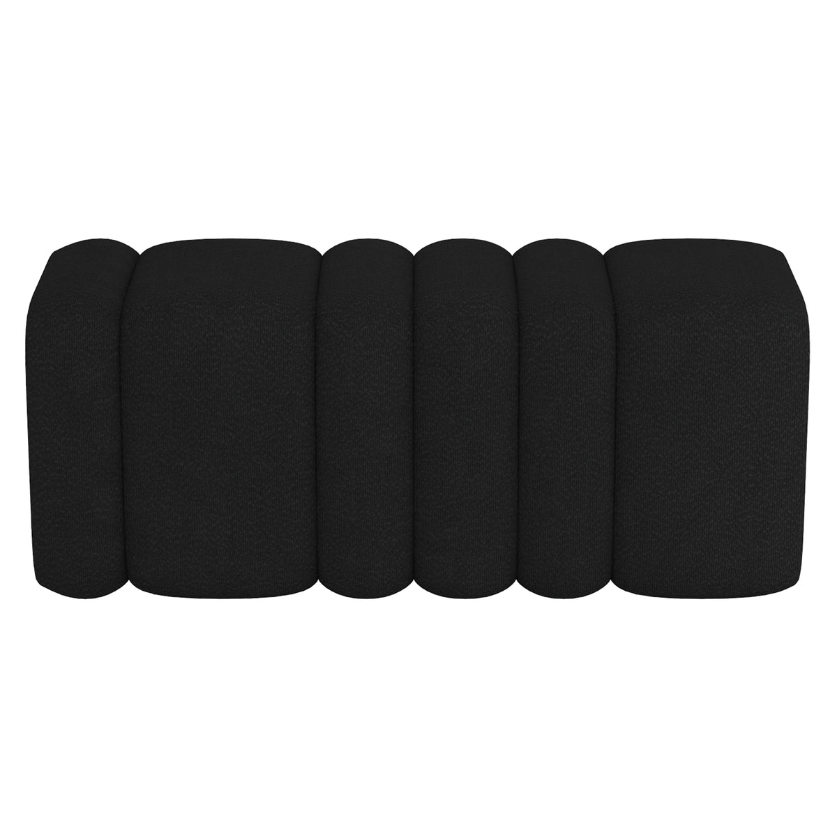 Rigel Large Ottoman Bench – Black – 5