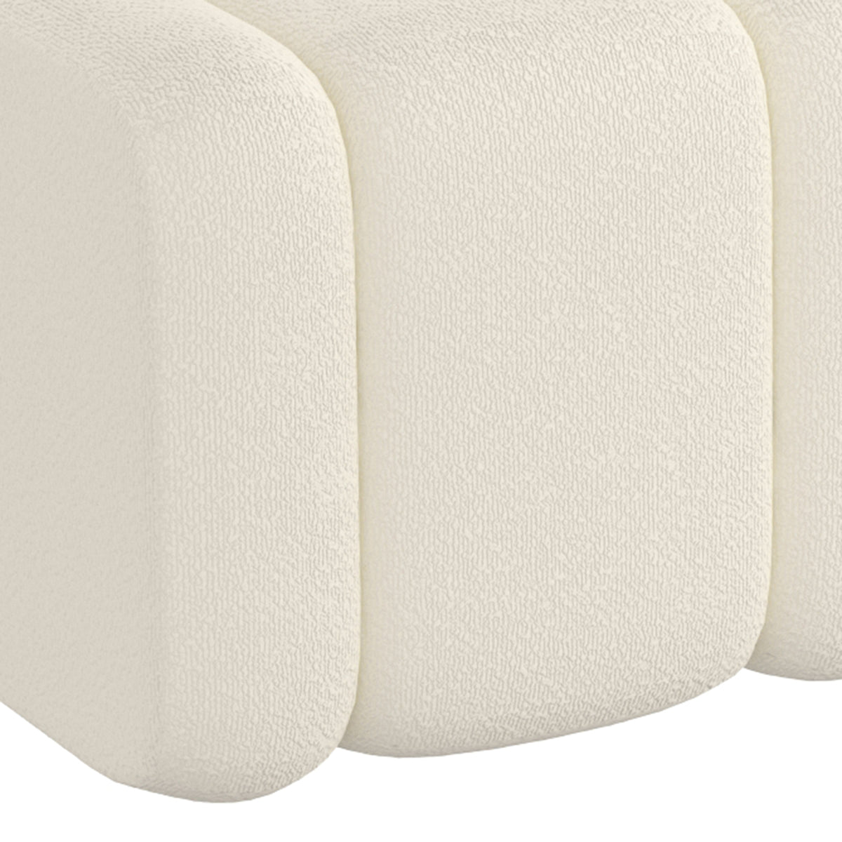Rigel Large Ottoman Bench – Ivory – 3