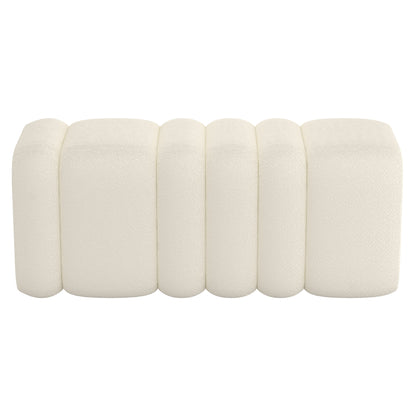 Rigel Large Ottoman Bench – Ivory – 5