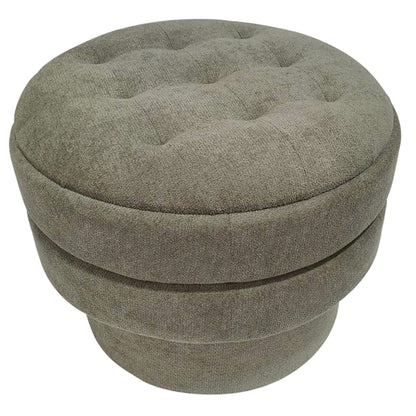 Kepler Round Storage Ottoman – Moss – 4