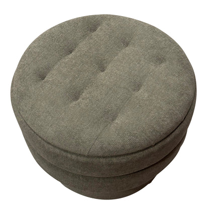 Kepler Round Storage Ottoman – Moss – 5