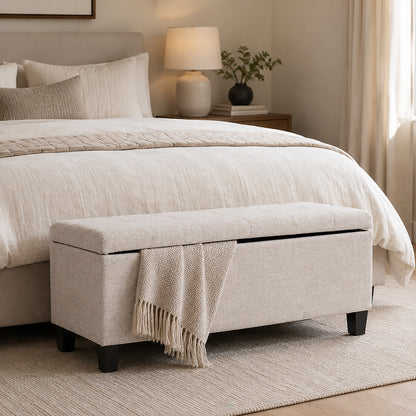 Sonos Storage Ottoman Bench – Oat – 2
