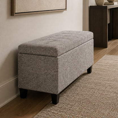 Sonos Storage Ottoman Bench – Stone – 2