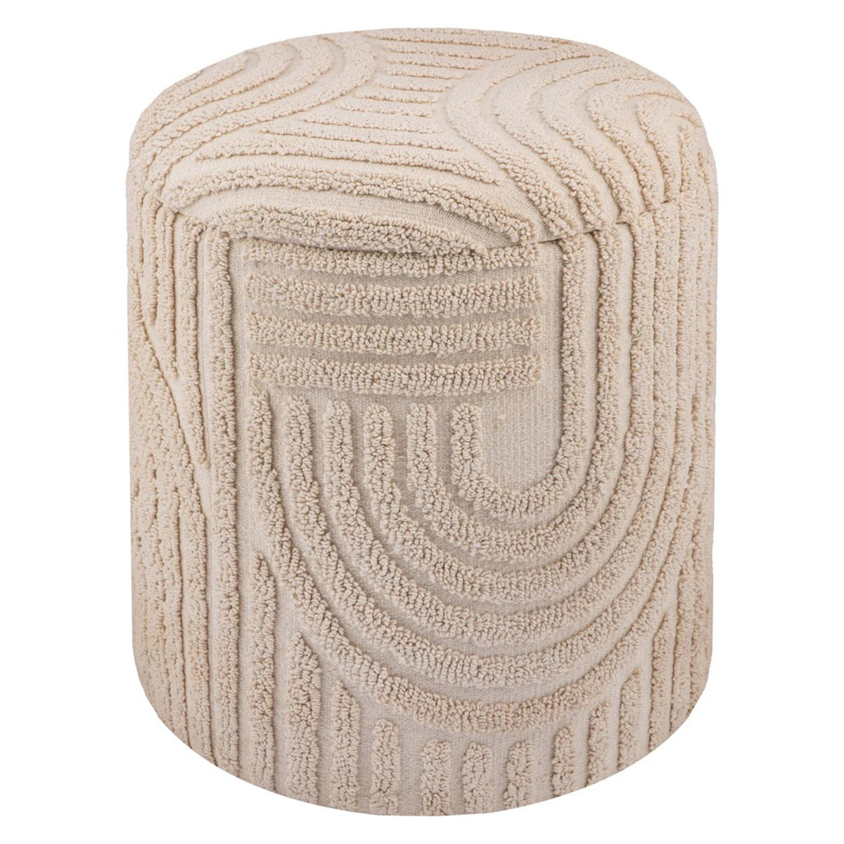 Lullu Round Storage Ottoman
