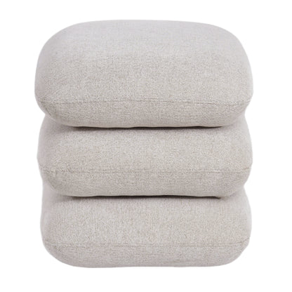 Rylee Square Ottoman – Beige – 4