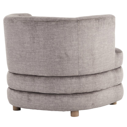 Dorian Accent Chair – Dark Taupe – 3