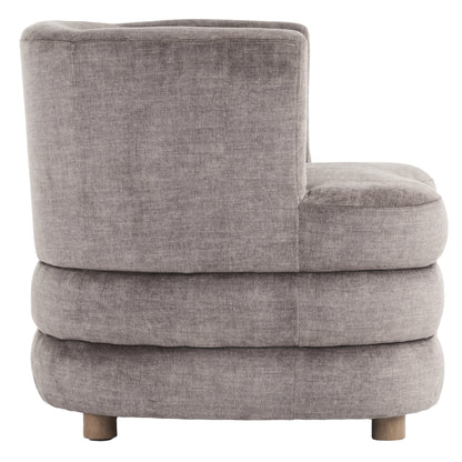 Dorian Accent Chair – Dark Taupe – 4